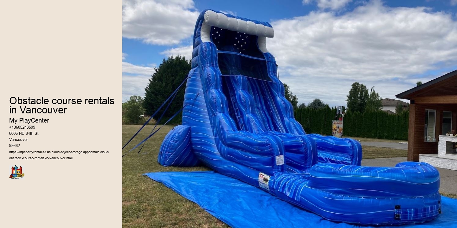 Obstacle course rentals in Vancouver
